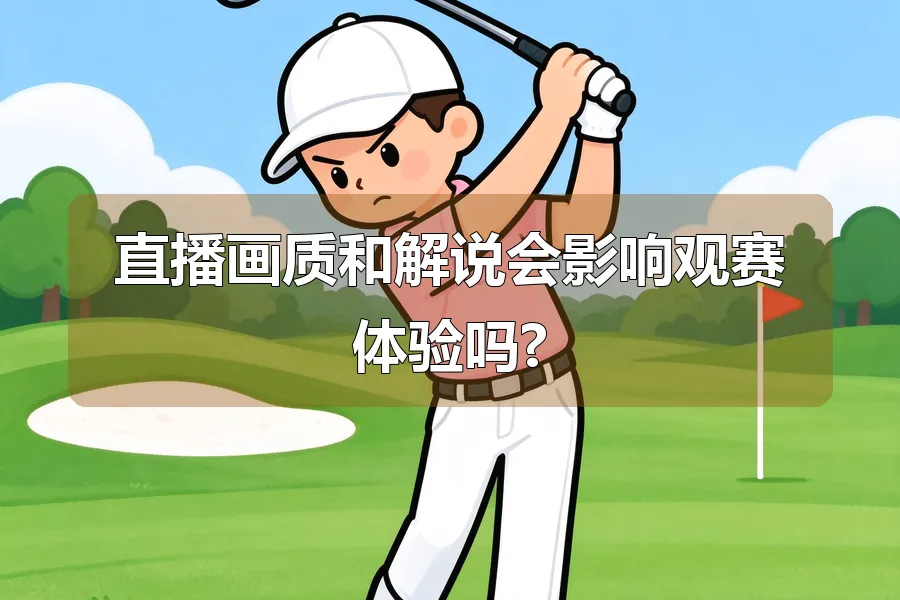 直播画质和解说会影响观赛体验吗?